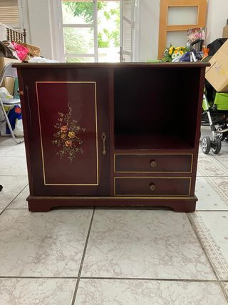 Mueble vintage madera con cajones