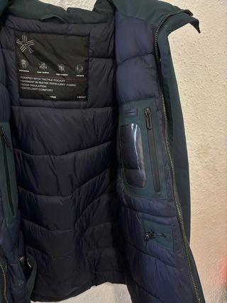 Parka Dualtech verde talla L