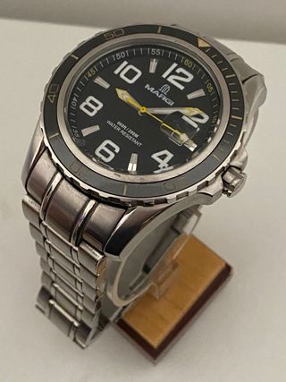 Orologio Diver Margi Nero/Argento