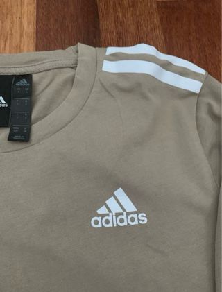 Camiseta Adidas Talla S Beige