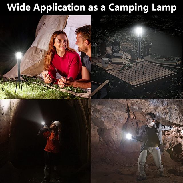 Linterna LED Camping Trípode Ajustable NUEVA