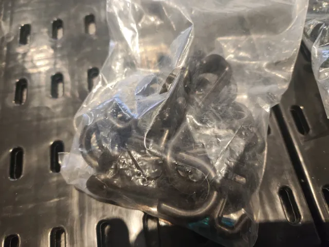 Pannello organizzatore nero in plastica