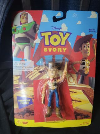 Toy Story 1 Woody Vintage Bendable figura 1995