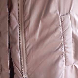 Chaleco plumífero largo reversible Zara negro gris