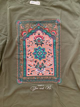 Camiseta Springfield verde talla M