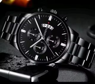 Reloj Geneva Negro Elegante