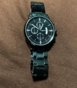 Reloj Geneva Negro Elegante