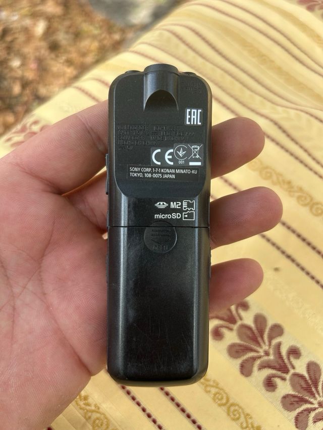 Grabadora de voz Sony