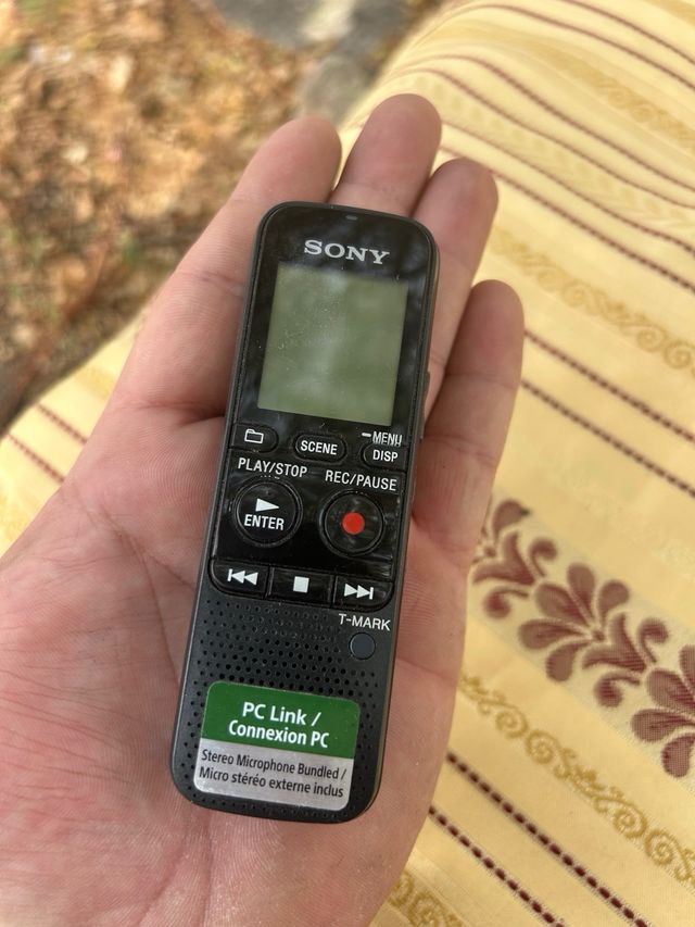 Grabadora de voz Sony