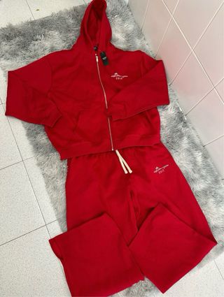 Chándal BoohooMAN Rojo