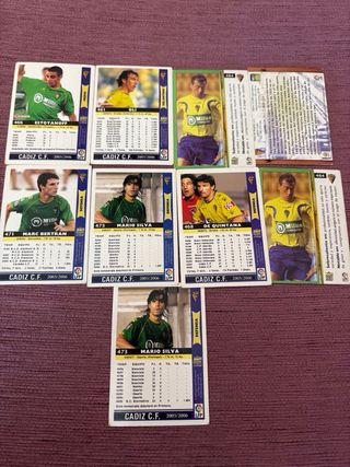 Cromos Cádiz C.F. Antiguos