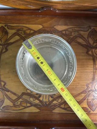 Coppia di Portabottiglie in Metallo Argentato