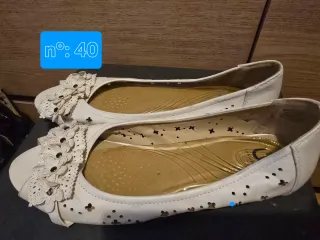 Bailarinas blancas talla 40