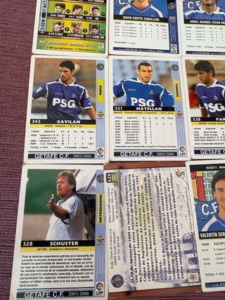Cromos Getafe C.F. Antiguos