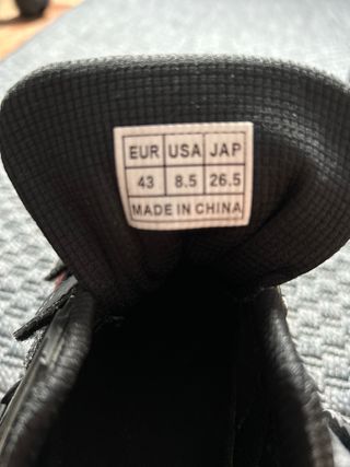 Calas Bici Montaña/Indoor Negras y Rojas talla 43