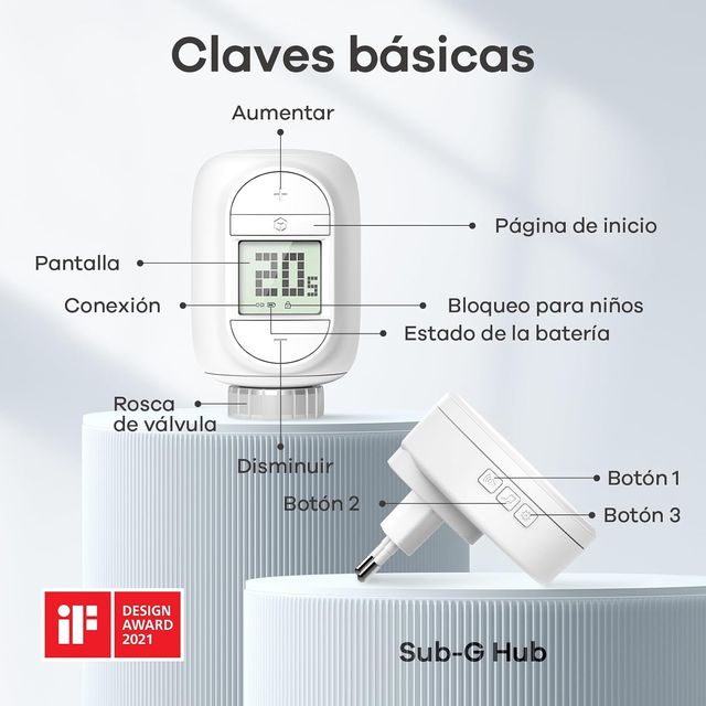 Linkind Válvula Termostato de Radiador WiFi NUEVA