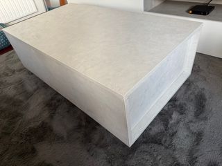 Mesa de Centro Elevable con Gabetas Madera Maciza!