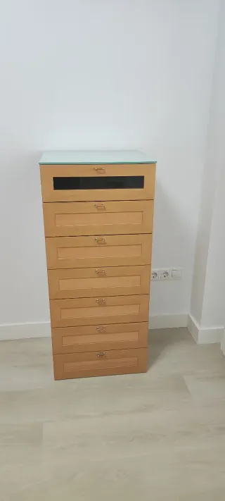 Sinfonier de madera y cristal