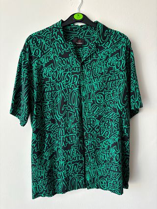 Camicia Pull&Bear a maniche corte con stampa