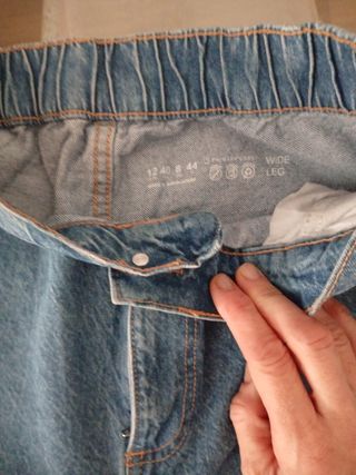 Pantalones vaqueros anchos azules