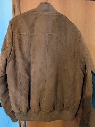 Giacca bomber simil camoscio marrone Dan Jhon