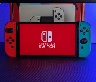 Accessori per Nintendo Switch OLED blu/rosso