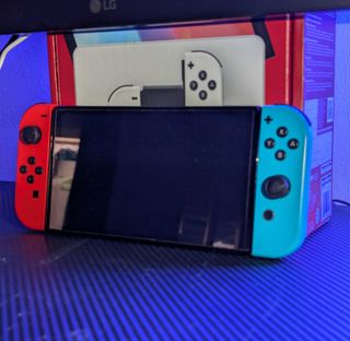 Accessori per Nintendo Switch OLED blu/rosso