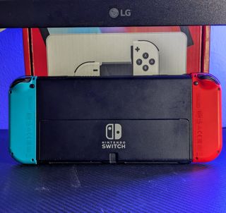 Accessori per Nintendo Switch OLED blu/rosso