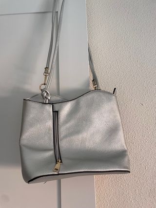 Bolso Plata Hombro Estilo 2000s