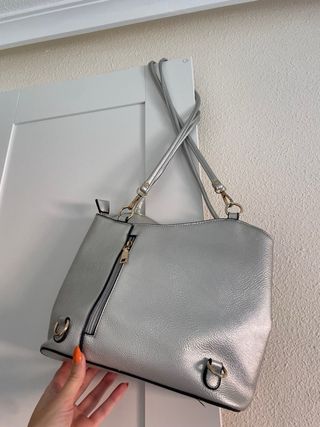 Bolso Plata Hombro Estilo 2000s
