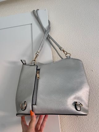 Bolso Plata Hombro Estilo 2000s
