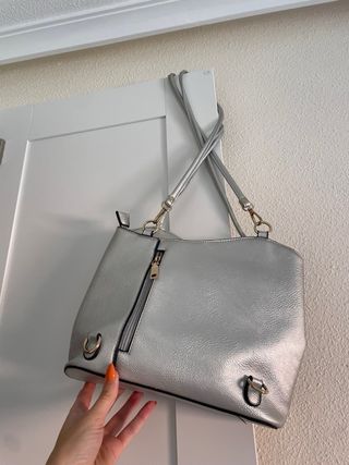Bolso Plata Hombro Estilo 2000s
