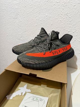 Adidas Yeezy 350 Verde Naranja