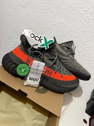 Adidas Yeezy 350 Verde Naranja