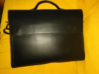 Cartera maletín ejecutivo/portadocumentos negra.