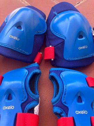 Set Protecciones Skate/Patines Oxelo XS a estrenar
