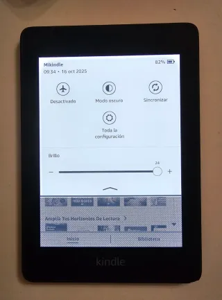 Kindle Paperwhite 10ª Gen (leer bien)
