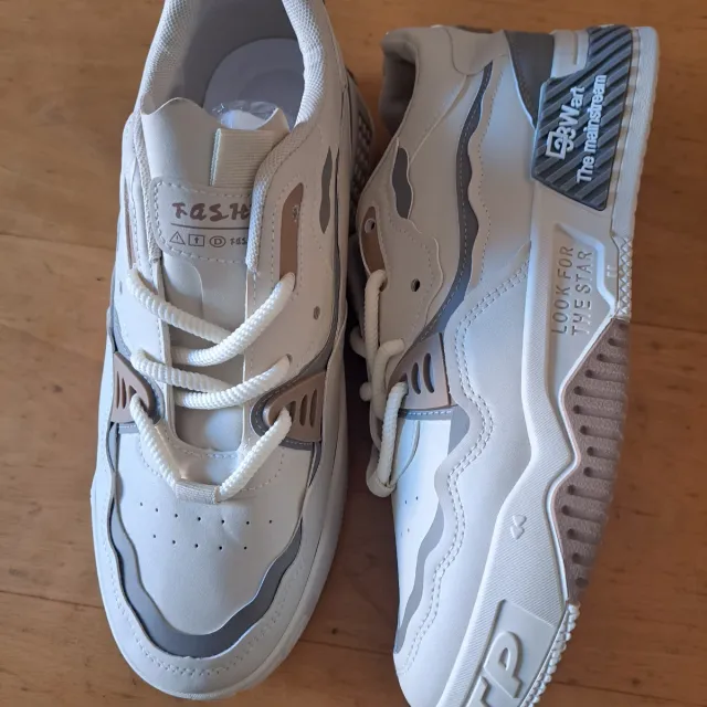 Botines Beige y Gris para Hombre