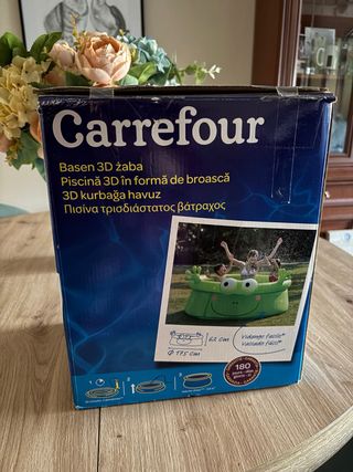 Piscina hinchable Carrefour 3D Rana
