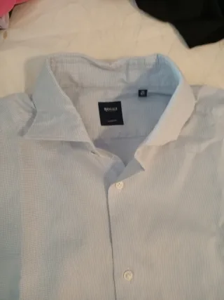 Camisa Boggi Azul