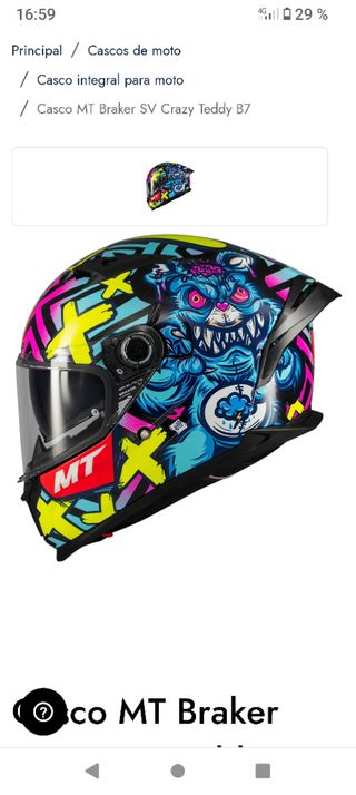 Casco moto