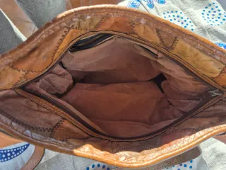 Bolso piel auténtica ovino patchwork 
