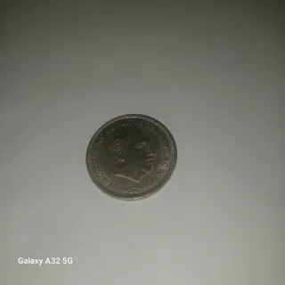 Moneda 25 pesetas de España Régimen de Franco 1957