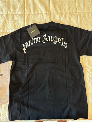 Palm Angels T-shirt Skeleton Bear Nera L