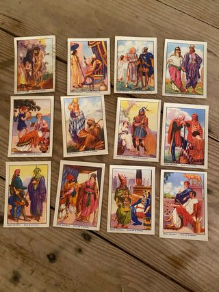 Lote 12 Cromos Antiguos Chocolates Juncosa