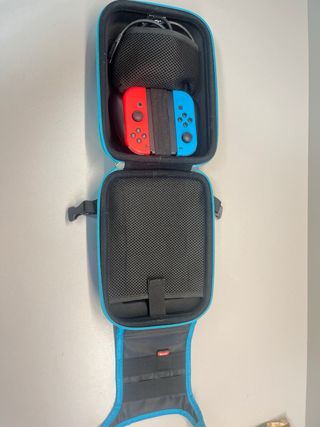 Nintendo Switch blu/rosso + accessori