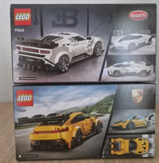 Porsche e Bugatti LEGO Speed Champions