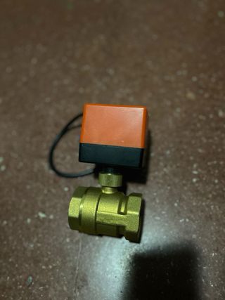 Electroválvula latón con actuador