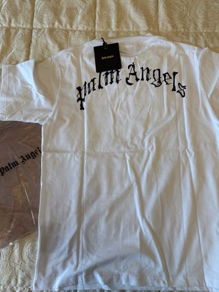 T-shirt Palm Angels Orso Scheletro Bianca