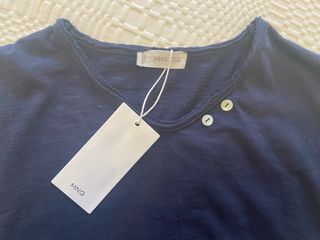 Camiseta azul marino MANGO T11/12